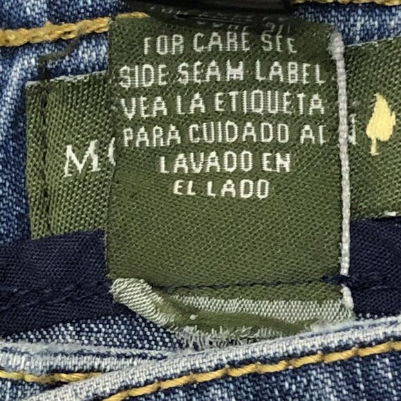 Mountain Lake Women 12 Capris Blue Chambray Straight Leg Snap Top Pocket Light - Picture 9 of 13